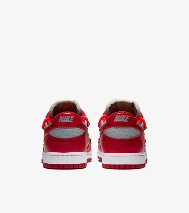 Nike Dunk Low Off-White "University Red" - SnkrsMobb